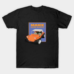 Orange Manx Dune Buggy in Blue Box & Type T-Shirt